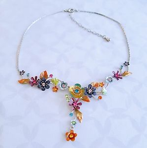 Colorful Floral Necklaces